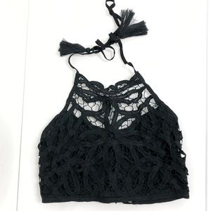 COTTON CANDY Lace Crop Top